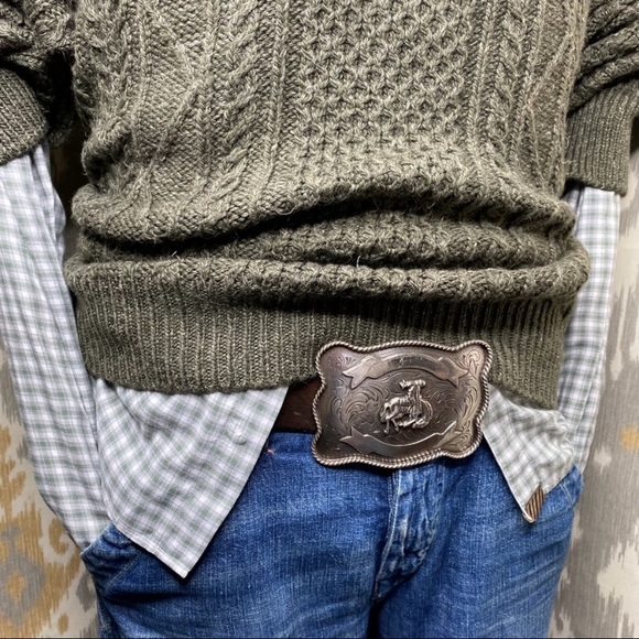 Ralph Lauren polo cableknit sweater large - Picture 8 of 16